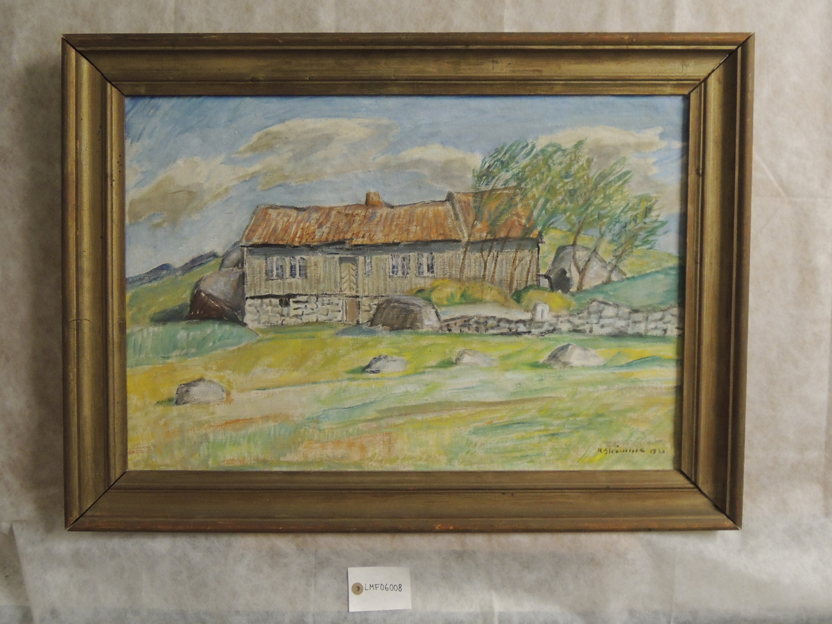Hage og hus.