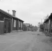 Falun, Hyttgatan från Hanrövägen 1921.
