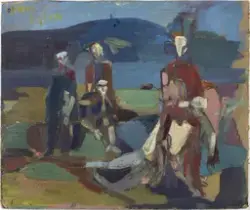 Redningen [Oljemaleri]