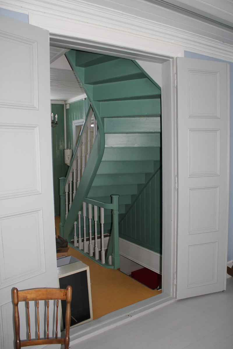 Våningshuset på Lenvik prestegård, bygd i 1885.