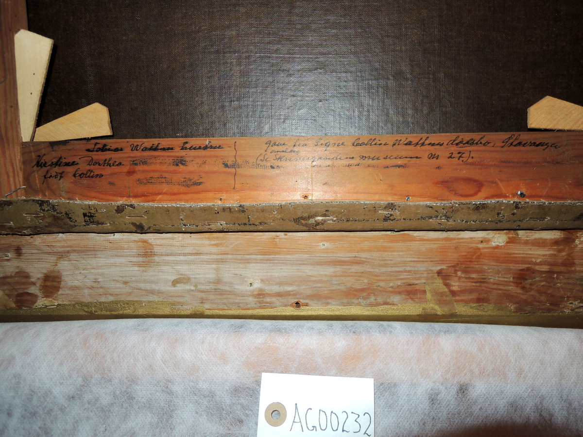 Halvportrett av kvinne.