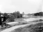 Gård vid Boskvarnasjön. Boskvarn utanför Lindshammar, 1900.