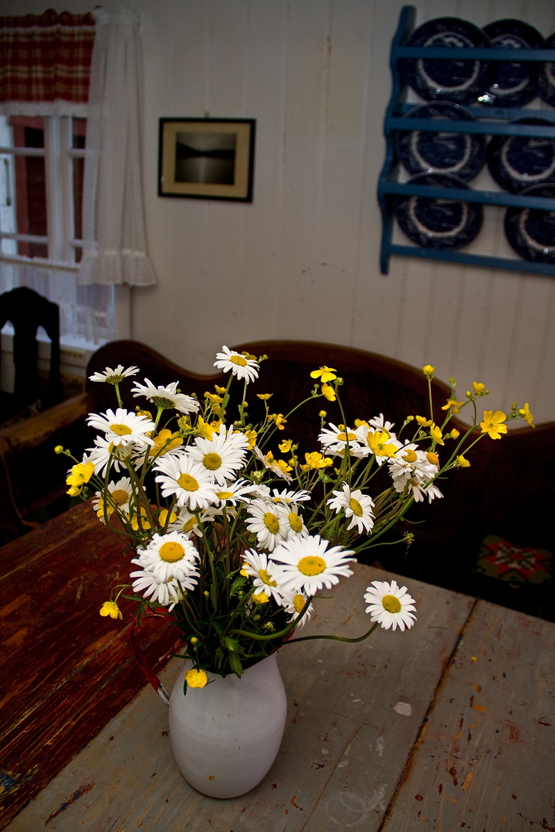Then and In Between Now #Vase with wildflowers from the farm [C-type print]