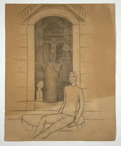 Olav Åsteson på kyrkjetrappa