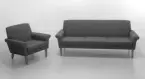 Soffa och fåtölj