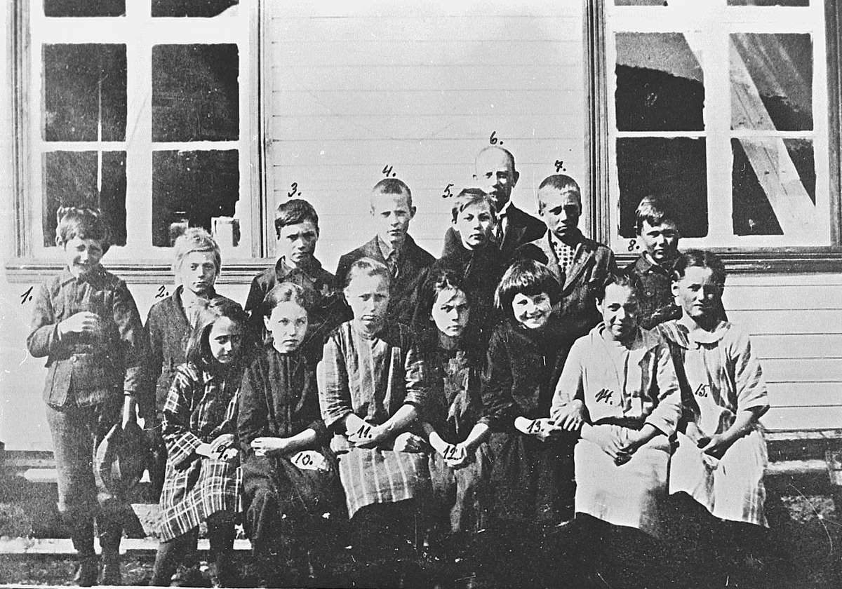 Klassebilde Sand skole 1926