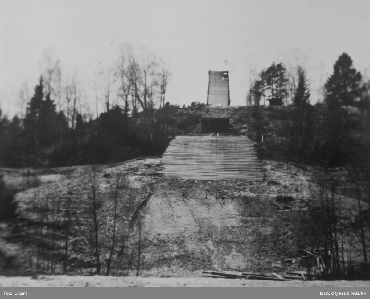 Kullerudbakken i Varteig, hoppbakke 28. januar 19501