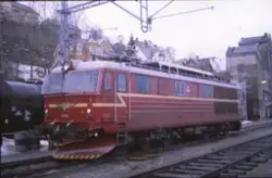 Elektrisk lokomotiv El 14 2175 på Marienborg ved Trondheim