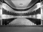 Salongen på Växjö teater, sedd från scenen. 1937.