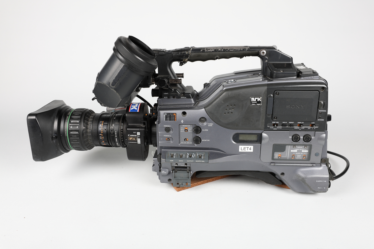 Sony Model  PDW-530P med Canon BCTV ZOOM LENS OBJEKTIV 8-128mm 1:1.8