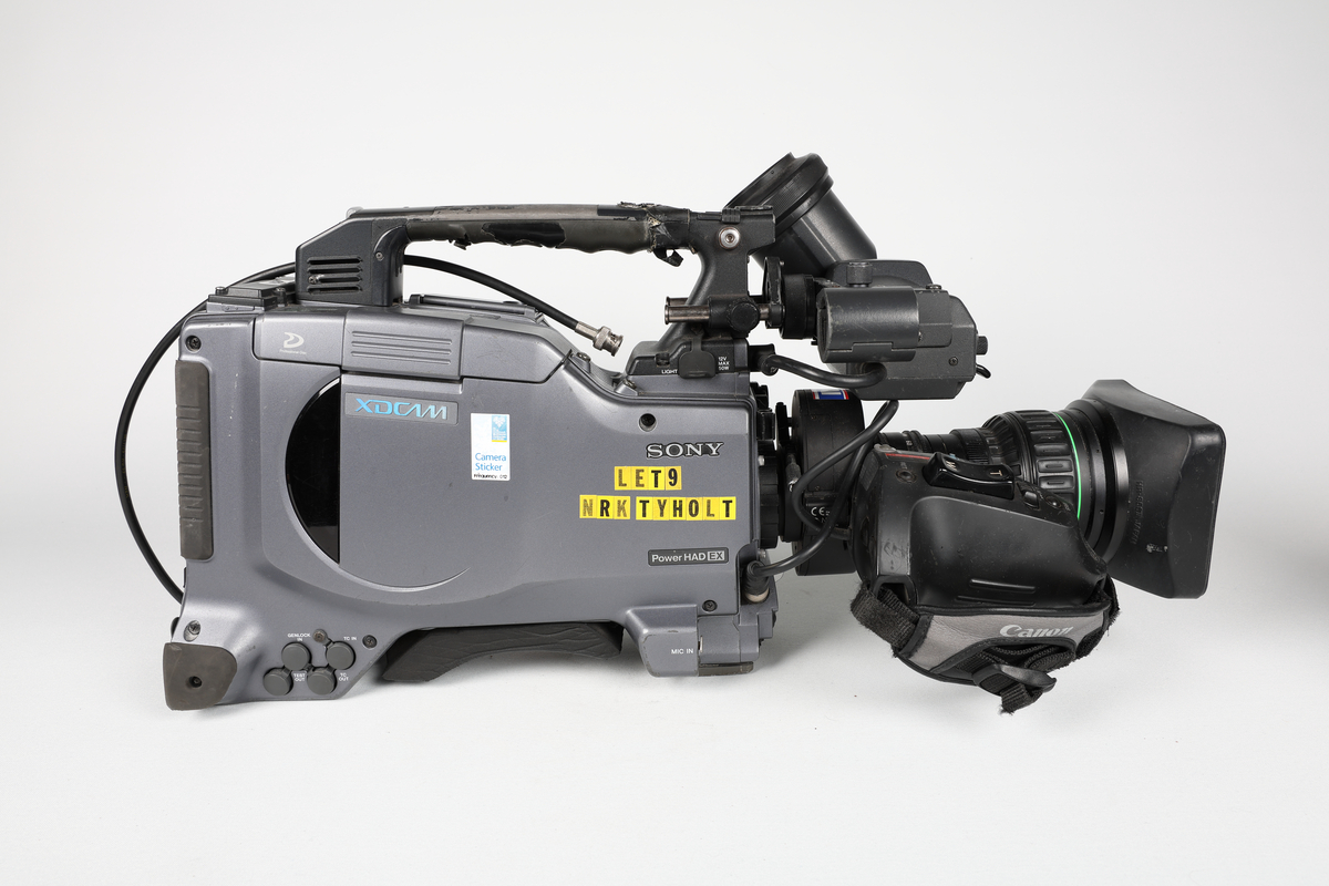 Sony Model  PDW-530P med Canon BCTV ZOOM LENS OBJEKTIV 8-128mm 1:1.8