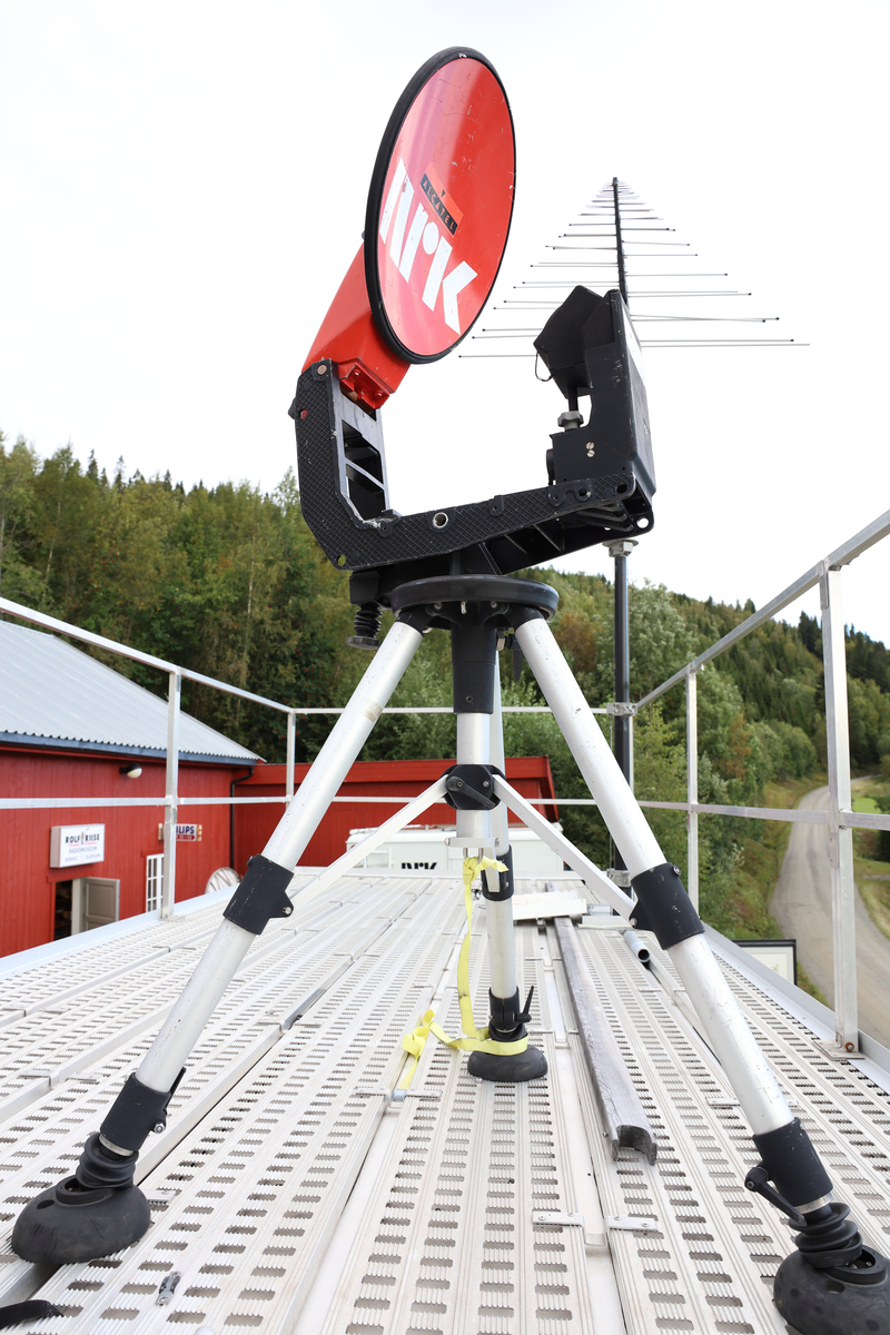 Ambulerende beredskapsstudio for outside broadcasting (OB)