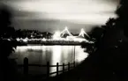 Ett tivoli vid firandet av Barnens Dag i Kalmar 1935.