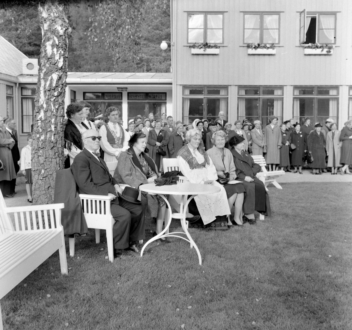 Innvielse av nytt paviljongbygg på Margrethehaugen i Meldal
