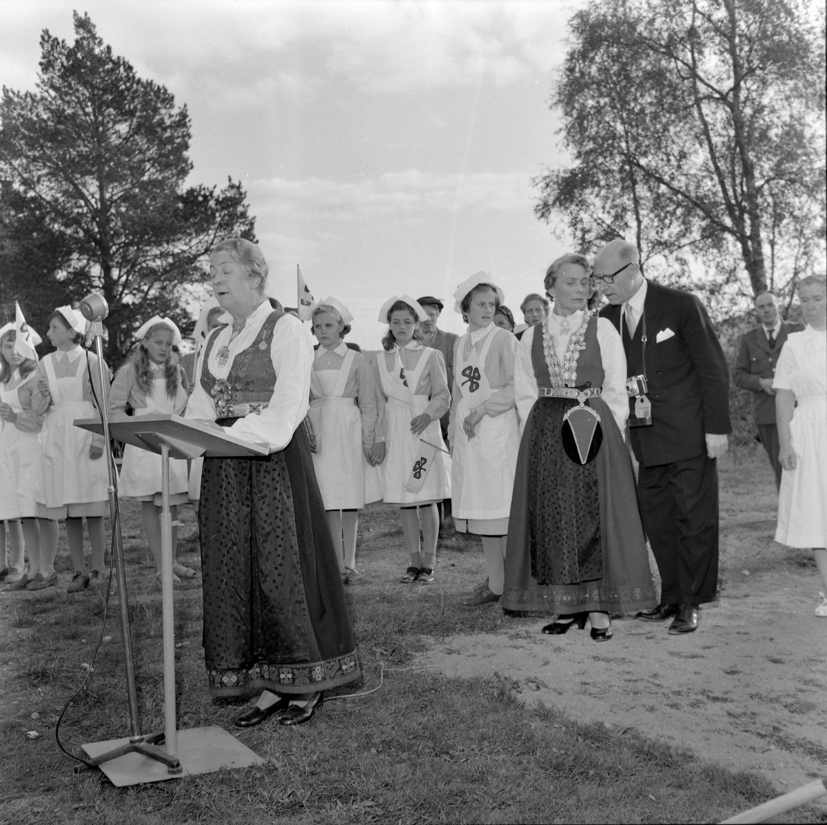 Innvielse av nytt paviljongbygg på Margrethehaugen i Meldal