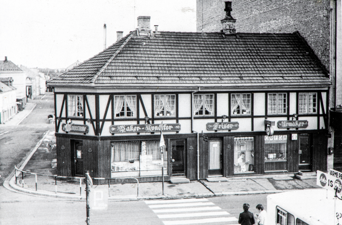 Hamar, Grønnegata 34, baker Nordstrøm, bygård, Vangsvegen ,