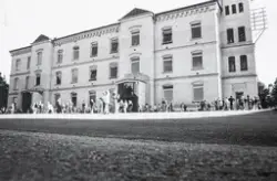 Hamar, Skolegata 1, Midtbyen skole, skolegård,