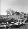 Bron över Kapellån vid Rakereds kvarn söder om Vikingstad. Dokumenterad 1950.