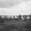 Borlänge, Torsång. Runn från Pelles i Tronsjö. Flarnö, Granön och Långlandet t.h. 1926.