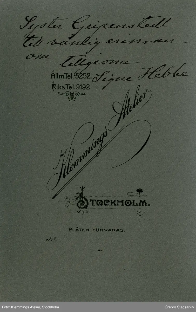 Porträtt av Signe Hebbe

Operasångerskan Signe Hebbe (1837-1925)