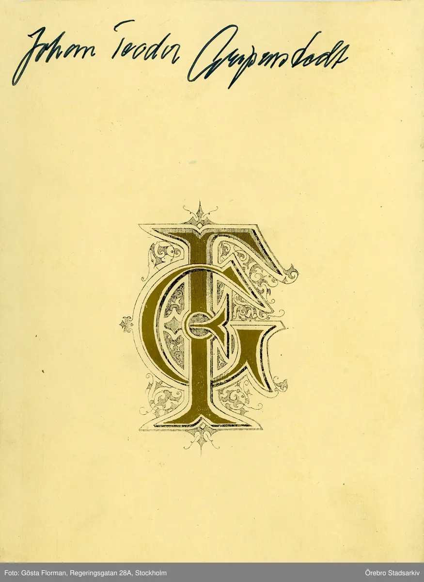 Johan Teodor Gripenstedt i uniform

Johan Teodor Gripenstedt (1851-1918)