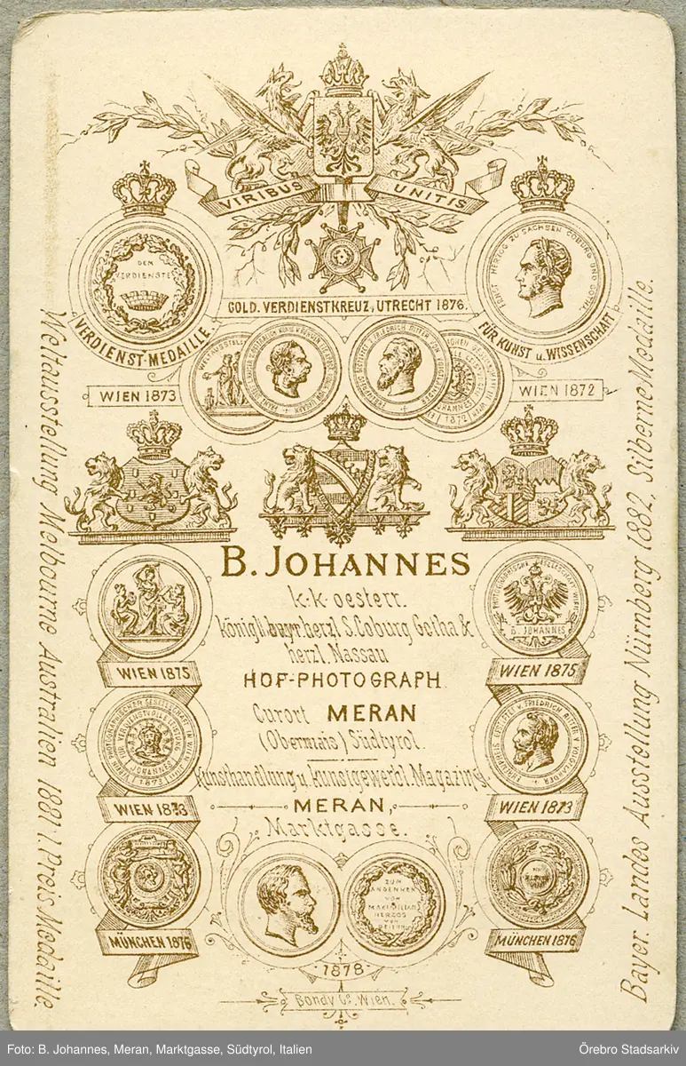 Porträtt av Baltzar de Maré

Baltzar de Maré (1866-1898)