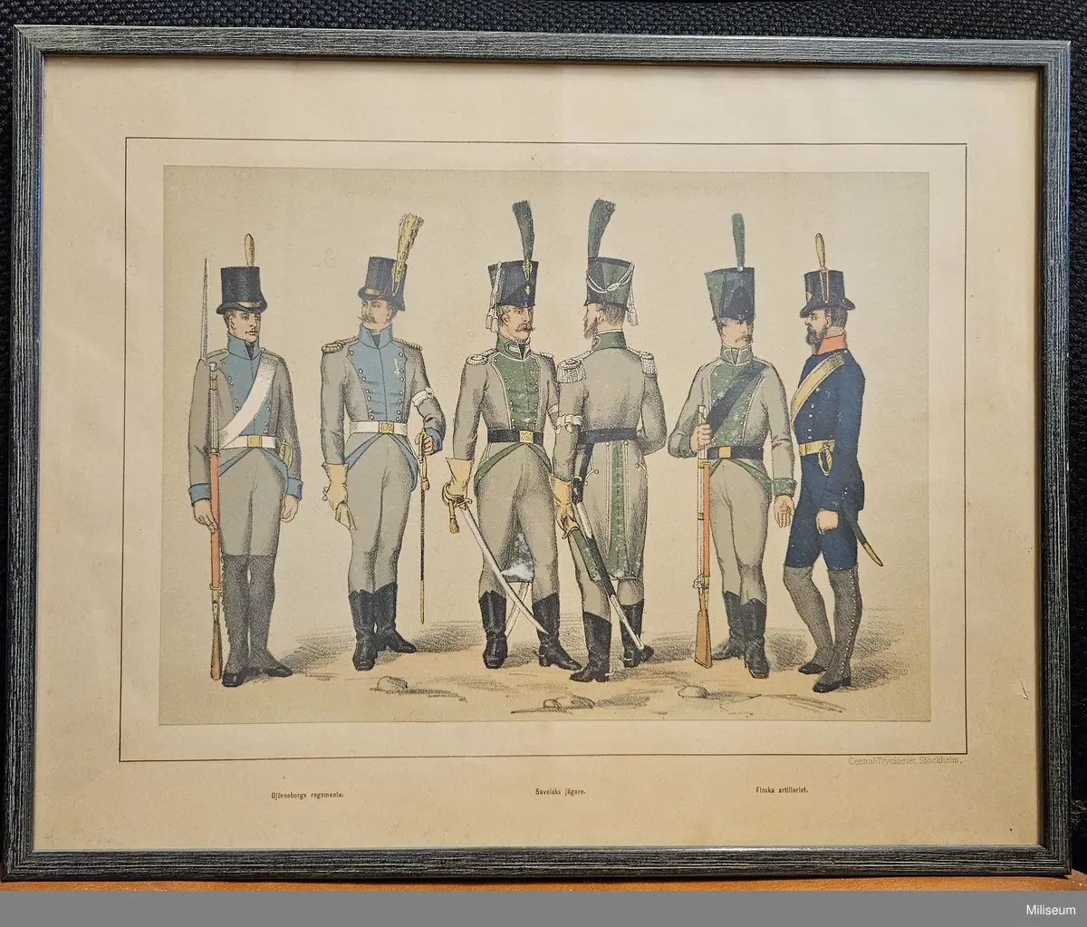 Centraltryckeriet, Stockholm, sent 1800-tal.