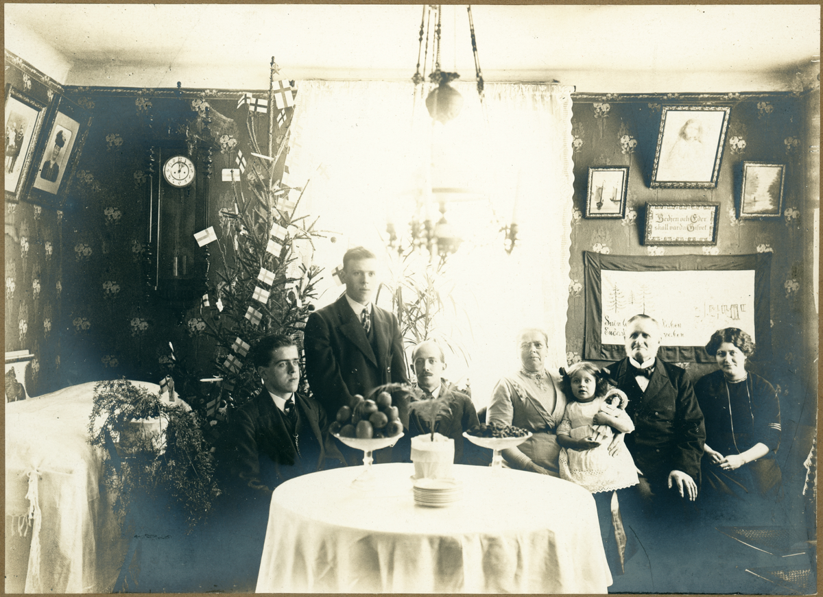 Vänersborg, Hamngatan 27, Öberg m familj