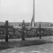 Hedemora, Garpenberg. Kyrkan. En rad gamla Järnvårdar. 1929-1930.