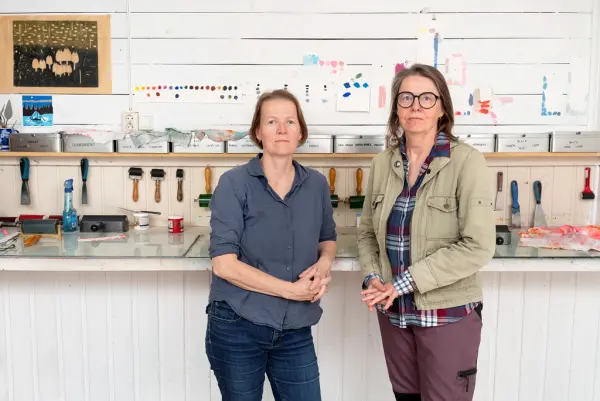 Annette Kierulf og Caroline Kierulf. Å skape en verden
