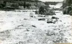 Vattenfallet vid Laxön. Sommaren 1952 var vattenrik.