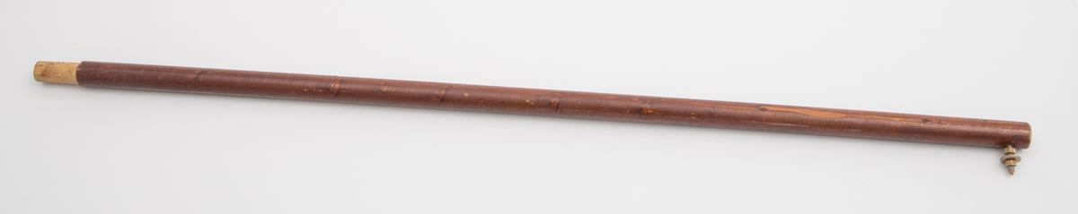 Vertikal stang til fane. To-delt
