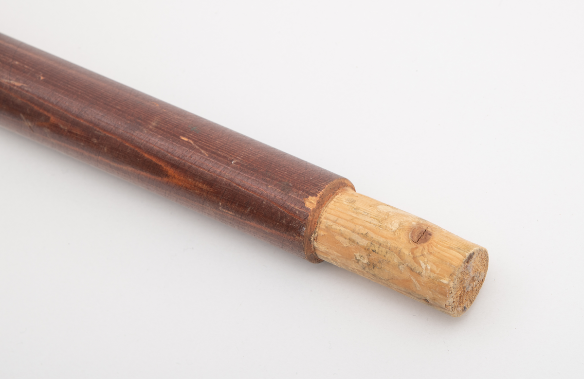 Vertikal stang til fane. To-delt
