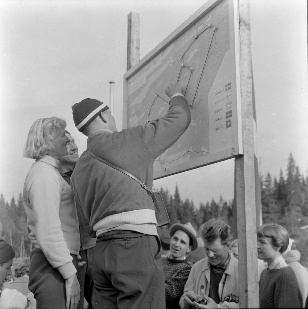 Nordisk mesterskap i orientering 1957
