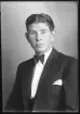 Mansporträtt, Fritz Jansson, Vänsta, Kolbäck.
Ur Gustaf Åhmans samling.