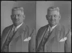 Porträtt. Vessling. Bagarmäst. Ur Gustaf Åhmans samling.