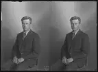 Porträtt. Erik Ahl. Ur Gustaf Åhmans samling.