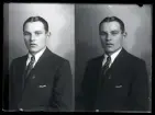 Porträtt, Allan Lindgren, Herrevad.
Ur Gustaf Åhmans samling.