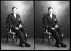 Porträtt, Janne Andersson, Mölntorp, Kolbäck
Ur Gustaf Åhmans samling.