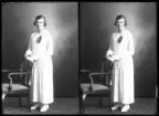 Porträtt, läsfoto, Birgit Jansson, barnhemmet, Kolbäck
Ur Gustaf Åhmans samling.