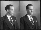 Porträtt, Tore Oppstedt, Kolbäck.
Ur Gustaf Åhmans samling.