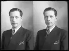 Porträtt, Valfrid Andersson, Vänsta, Kolbäck.
Ur Gustaf Åhmans samling.