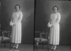 Porträtt Anna-LIsa Andersson, Hällsta, Berg. Kolbäck.
Ur Gustaf Åhmans samling.