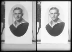 Porträtt. Hjelm, Oxelby, Kolbäck.
Ur Gustaf Åhmans samling.