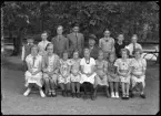 Grupporträtt, skolklass. Amsta Skola.
Ur Gustaf Åhmans samling.