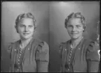 Porträtt. Elisabet Karlsson. Ur Gustaf Åhmans samling.
