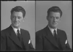 Porträtt. B. Larsson. Ur Gustaf Åhmans samling.