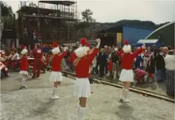 Skipsdåp, M/S KATTEGAT (bygget i 1995). Drillkorps.