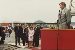 Skipsdåp, M/S KATTEGAT (bygget i 1995). Adm.dir. Steinar Dræ