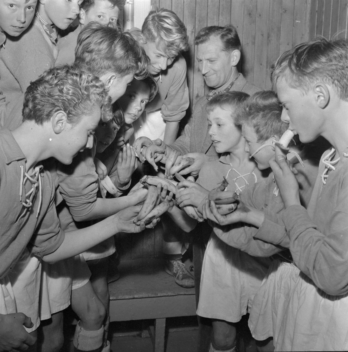 Uavgjort i skolefinalen i fotball 1957
